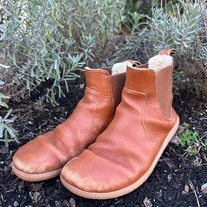 Brown Leather Ankle Boots